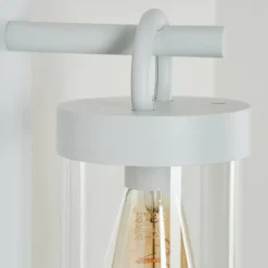 Luminaires Rustiques-hofstein Applique murale d'extérieur Fulham Blanc, 1 lumière