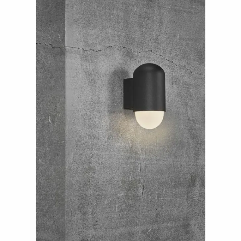 Luminaires Nordlux Applique murale d'extérieur Nordlux HEKA Noir, 1 lumière