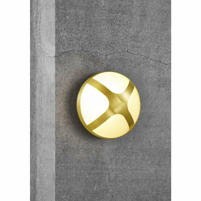 Luminaires Nordlux Applique murale d'extérieur Nordlux CROSS Laiton, 1 lumière