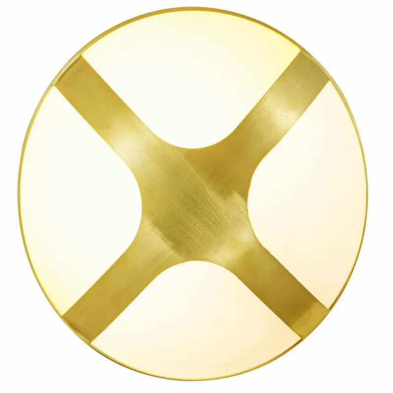 Luminaires Nordlux Applique murale d'extérieur Nordlux CROSS Laiton, 1 lumière