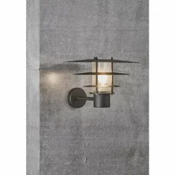 Luminaires Nordlux Applique murale d'extérieur Nordlux BASTIA Noir, 1 lumière