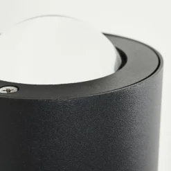 hofstein Applique murale d'extérieur Andersro LED Noir, 2 lumières