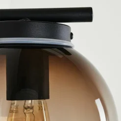 hofstein Applique murale d'extérieur Rombotten Noir, 1 lumière