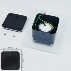 hofstein Applique murale d'extérieur Lunnom LED Noir, 1 lumière