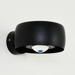 hofstein Applique murale d'extérieur Andersro LED Noir, 2 lumières