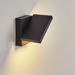 hofstein Applique murale d'extérieur Lyckan LED Noir, 1 lumière