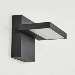 hofstein Applique murale d'extérieur Lyckan LED Noir, 1 lumière
