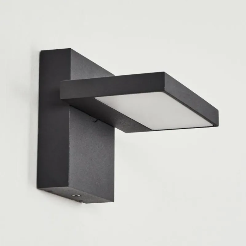 hofstein Applique murale d'extérieur Lyckan LED Noir, 1 lumière