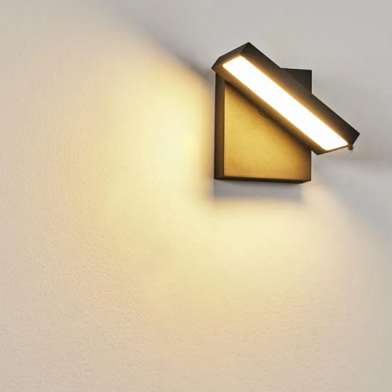 hofstein Applique murale d'extérieur Lyckan LED Noir, 1 lumière