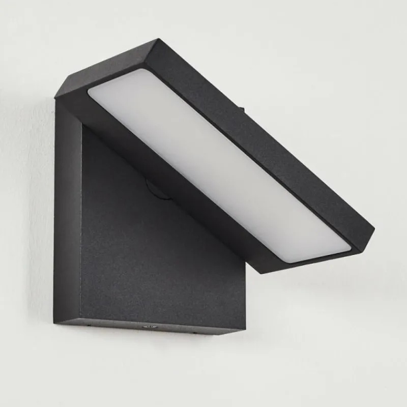 hofstein Applique murale d'extérieur Lyckan LED Noir, 1 lumière