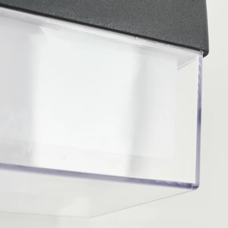 hofstein Applique murale d'extérieur Cesta LED Noir, 2 lumières