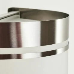 hofstein Applique murale d'extérieur Visnum Nickel mat, Blanc, 1 lumière