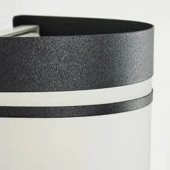 hofstein Applique murale d'extérieur Visnum Noir, Blanc, 1 lumière