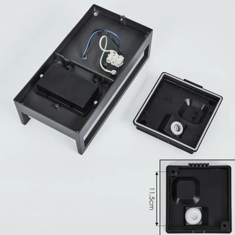 hofstein Applique murale d'extérieur Skove LED Anthracite, 1 lumière, Changeur de couleurs