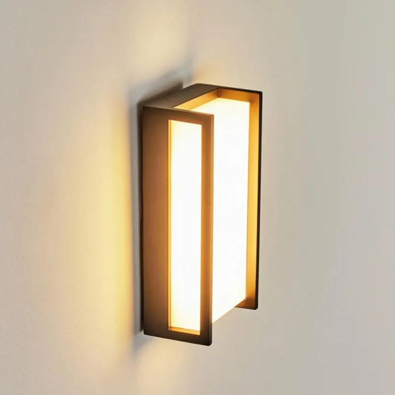 hofstein Applique murale d'extérieur Skove LED Anthracite, 1 lumière, Changeur de couleurs