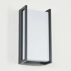 hofstein Applique murale d'extérieur Skove LED Anthracite, 1 lumière, Changeur de couleurs