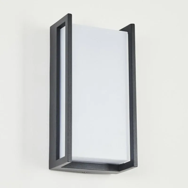 hofstein Applique murale d'extérieur Skove LED Anthracite, 1 lumière, Changeur de couleurs