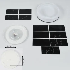 hofstein Applique murale d'extérieur Eppeland LED Noir, 1 lumière