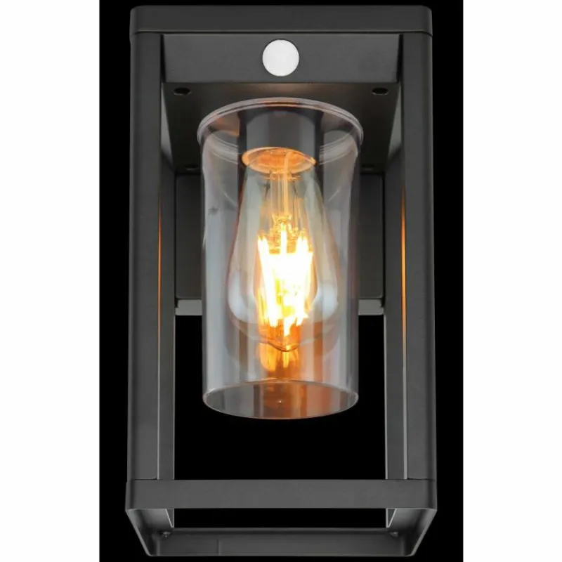 Luminaires Globo Lighting Applique murale d'extérieur Globo CANDELA Noir, 1 lumière