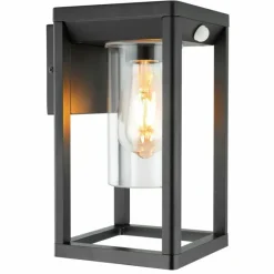 Luminaires Globo Lighting Applique murale d'extérieur Globo CANDELA Noir, 1 lumière