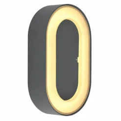 Luminaires Globo Lighting Applique murale d'extérieur Globo SURA LED Anthracite, 1 lumière