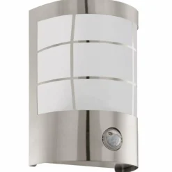 Luminaires Eglo Applique murale d'extérieur Eglo CERNO LED Acier inoxydable, 1 lumière, Détecteur de mouvement