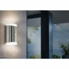 Luminaires Eglo Applique murale d'extérieur Eglo CARPINERA LED Acier inoxydable, 2 lumières, Détecteur de mouvement