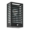 Luminaires Eglo Applique murale d'extérieur Eglo-Leuchten ALAMONTE Noir, 1 lumière, Détecteur de mouvement