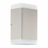 Luminaires Eglo Applique murale d'extérieur Eglo CARPINERA LED Acier inoxydable, 2 lumières