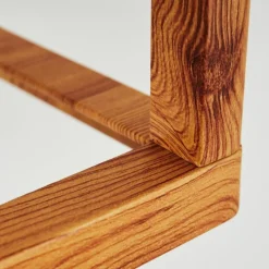 Style Boho-Chic-hofstein Applique murale d'extérieur Leset Brun, Couleur bois, 1 lumière