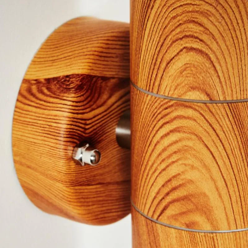 hofstein Applique murale d'extérieur Tenvik Brun, Couleur bois, 2 lumières