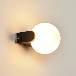 hofstein Applique murale d'extérieur Kalfhaga Noir, 1 lumière