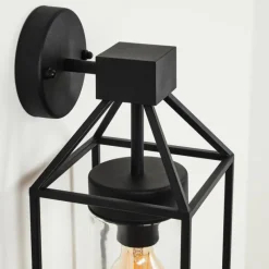 hofstein Applique murale d'extérieur Fiskenes Noir, 1 lumière