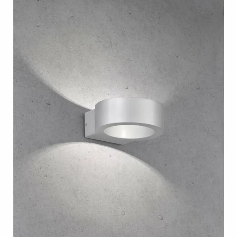 Luminaires Fischer & Honsel Applique murale d'extérieur Fischer-Honsel Torres LED Argenté, 1 lumière