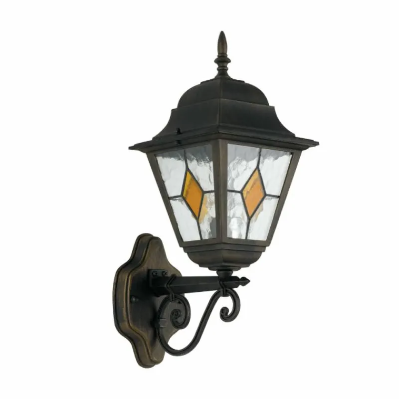 Luminaires Lutec Applique murale d'extérieur Lutec Pisa Anthracite, 1 lumière
