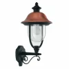 Luminaires Lutec Applique murale d'extérieur Lutec Venezia Anthracite, Cuivre, 1 lumière