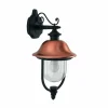 Luminaires Lutec Applique murale d'extérieur Lutec Venezia Anthracite, Cuivre, 1 lumière