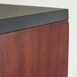 hofstein Applique murale d'extérieur Byremo Bois foncé, Noir, 1 lumière