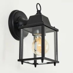 hofstein Applique murale d'extérieur Kasfjord Noir, 1 lumière