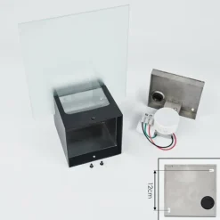 hofstein Applique murale d'extérieur Aasbo LED Noir, 1 lumière