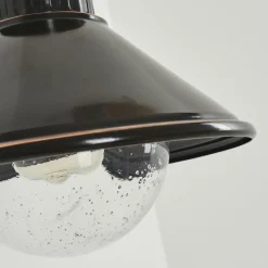 Luminaires Rustiques-hofstein Applique murale d'extérieur Bocholt Brun, Cuivre, Noir, 1 lumière