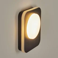 hofstein Applique murale d'extérieur Haga LED Noir, 1 lumière