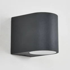 hofstein Applique murale d'extérieur Skaabu Noir, Blanc, 1 lumière