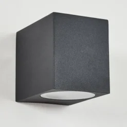 hofstein Applique murale d'extérieur Skaabu Noir, Blanc, 1 lumière