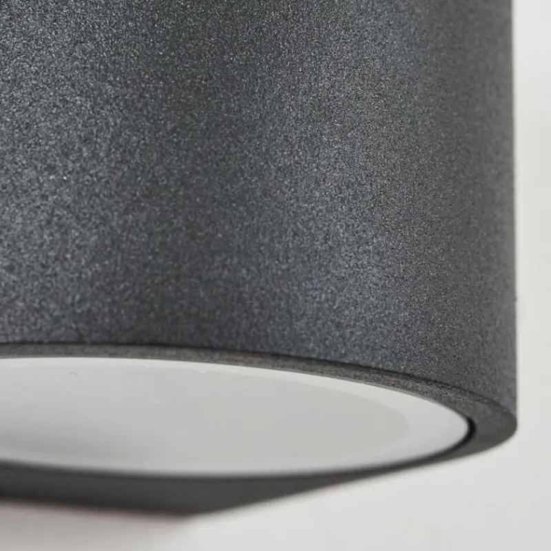 hofstein Applique murale d'extérieur Skaabu Noir, Blanc, 2 lumières