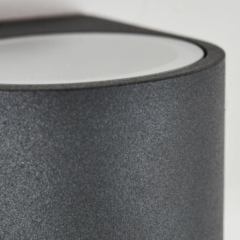 hofstein Applique murale d'extérieur Skaabu Noir, Blanc, 2 lumières