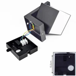 hofstein Applique murale d'extérieur Swanek LED Anthracite, 1 lumière