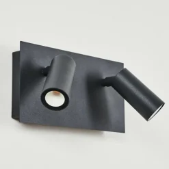 hofstein Applique murale d'extérieur Saeter LED Noir, 2 lumières