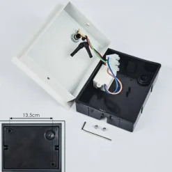 hofstein Applique murale d'extérieur Saeter LED Blanc, 1 lumière