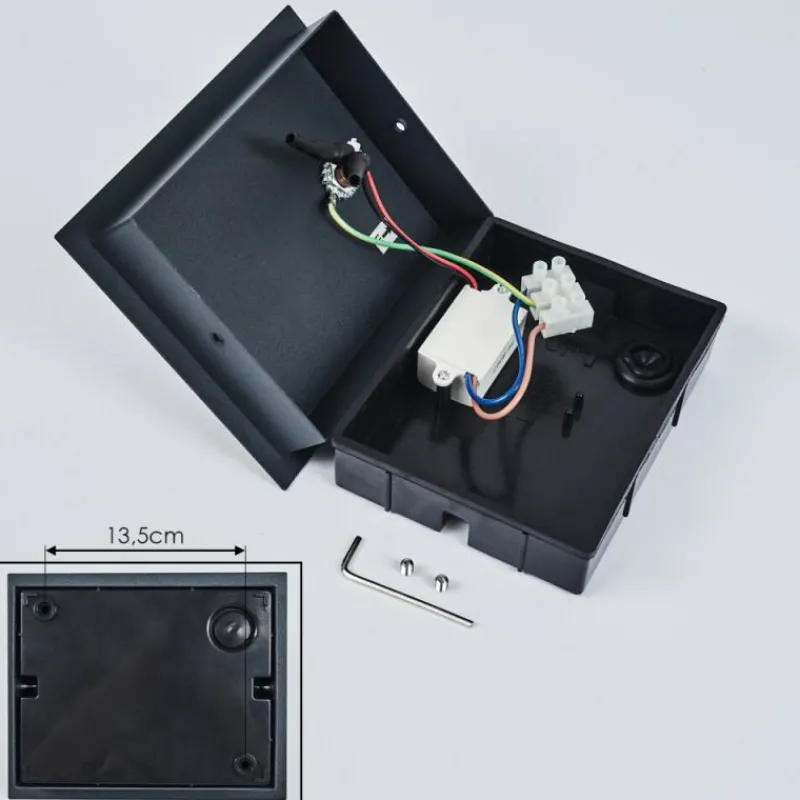 hofstein Applique murale d'extérieur Saeter LED Noir, 1 lumière